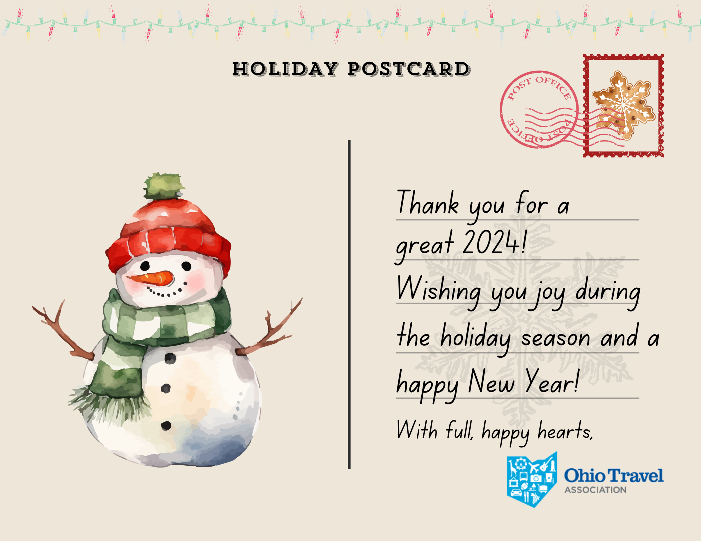 2024 OTA Holiday Postcard